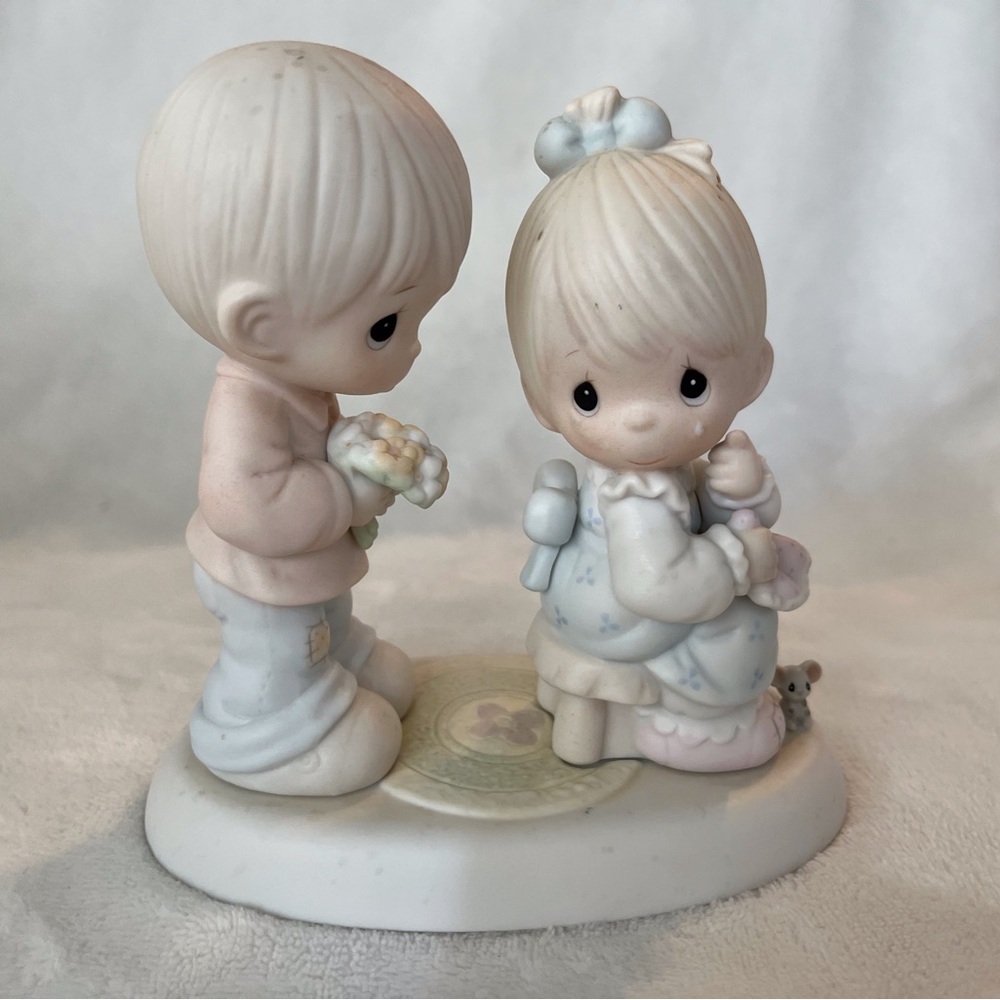 Precious Moments 'My Love Blooms for You' Figurine.